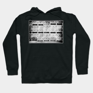 Stacked Apple Crates BnW Hoodie